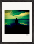 Emerald Storms Framed print 30x40 cm / 12x16″ Black frame 34