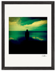 Emerald Storms Framed print 30x40 cm / 12x16″ Black frame 34