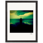 Emerald Storms Framed print 30x40 cm / 12x16″ Black frame 34
