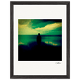 Emerald Storms Framed print 30x40 cm / 12x16″ Black frame 34