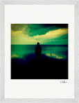 Emerald Storms Framed print 30x40 cm / 12x16″ White frame 12
