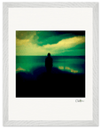 Emerald Storms Framed print 30x40 cm / 12x16″ White frame 12
