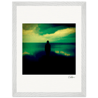 Emerald Storms Framed print 30x40 cm / 12x16″ White frame 12