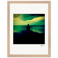 Emerald Storms Framed print 30x40 cm / 12x16″ Wood frame 20