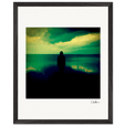 Emerald Storms Framed print 40x50 cm / 16x20″ Black frame 36