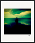 Emerald Storms Framed print 40x50 cm / 16x20″ Black frame 48