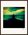 Emerald Storms Framed print 40x50 cm / 16x20″ Dark wood frame 36