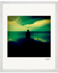 Emerald Storms Framed print 40x50 cm / 16x20″ White frame 5