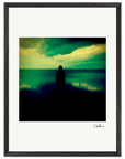 Emerald Storms Framed print 45x60 cm / 18x24″ Black frame 35