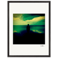 Emerald Storms Framed print 45x60 cm / 18x24″ Black frame 35