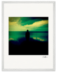 Emerald Storms Framed print 45x60 cm / 18x24″ White frame 10