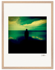 Emerald Storms Framed print 45x60 cm / 18x24″ Wood frame 28