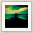 Emerald Storms Framed print 50x50 cm / 20x20″ Wood frame 24