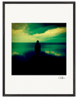 Emerald Storms Framed print 60x80 cm / 24x32″ Black frame 40