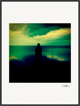 Emerald Storms Framed print 60x80 cm / 24x32″ Black frame 51