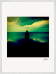 Emerald Storms Framed print 60x80 cm / 24x32″ White frame 13