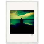 Emerald Storms Framed print 60x80 cm / 24x32″ White frame 13