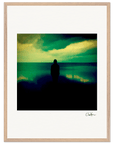 Emerald Storms Framed print 60x80 cm / 24x32″ Wood frame 22