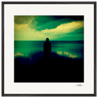 Emerald Storms Framed print 70x70 cm / 28x28″ Black frame 29