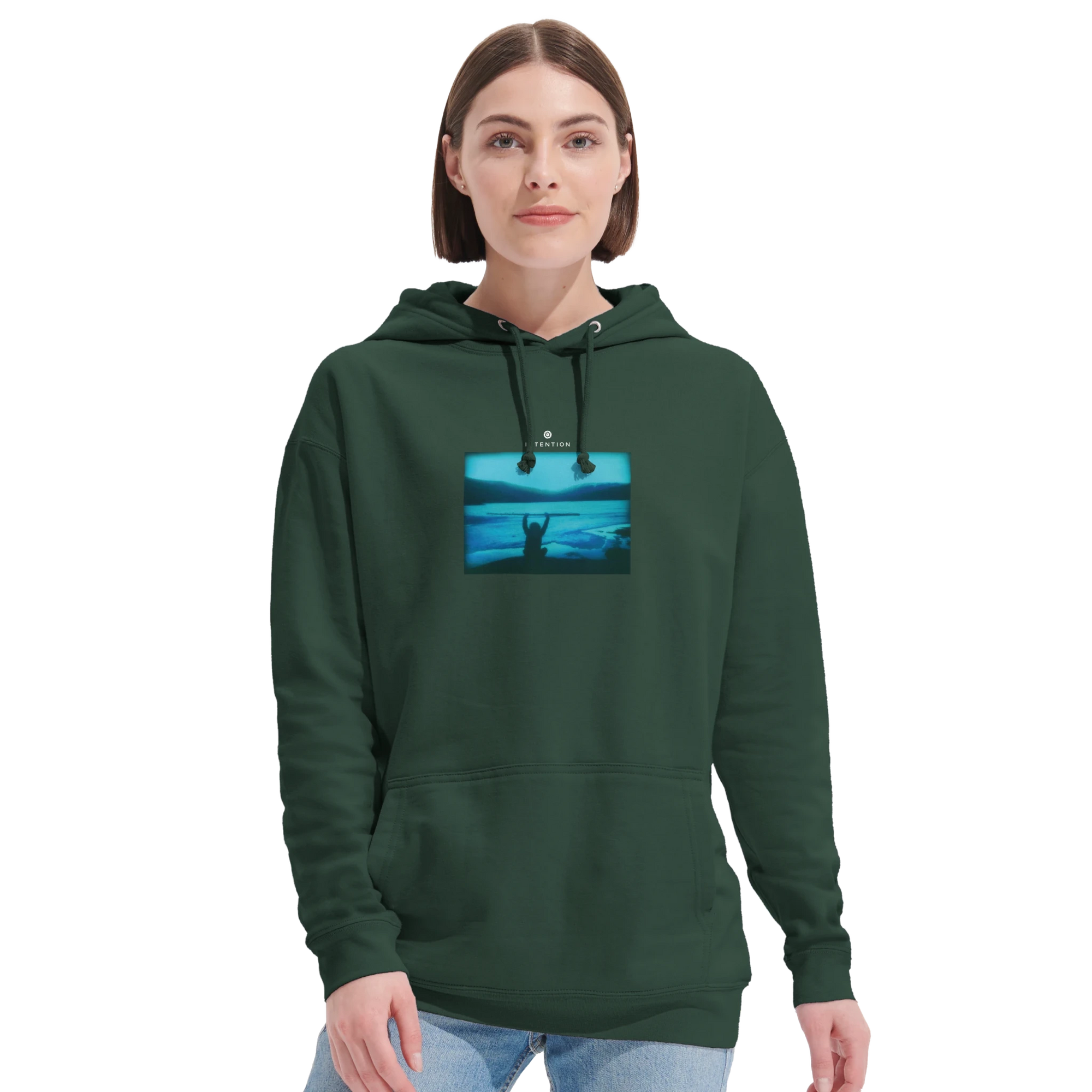 Empowering - "Northern Soul" Hoodie Bottle Green XS 33