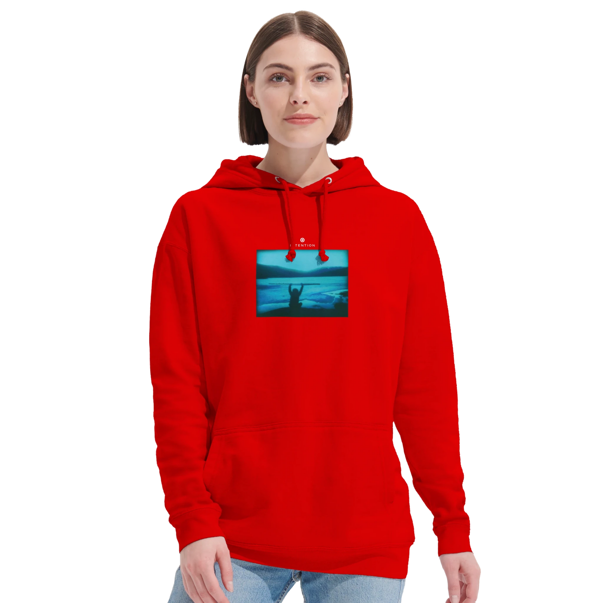 Empowering - "Northern Soul" Hoodie Bright Red XS 28