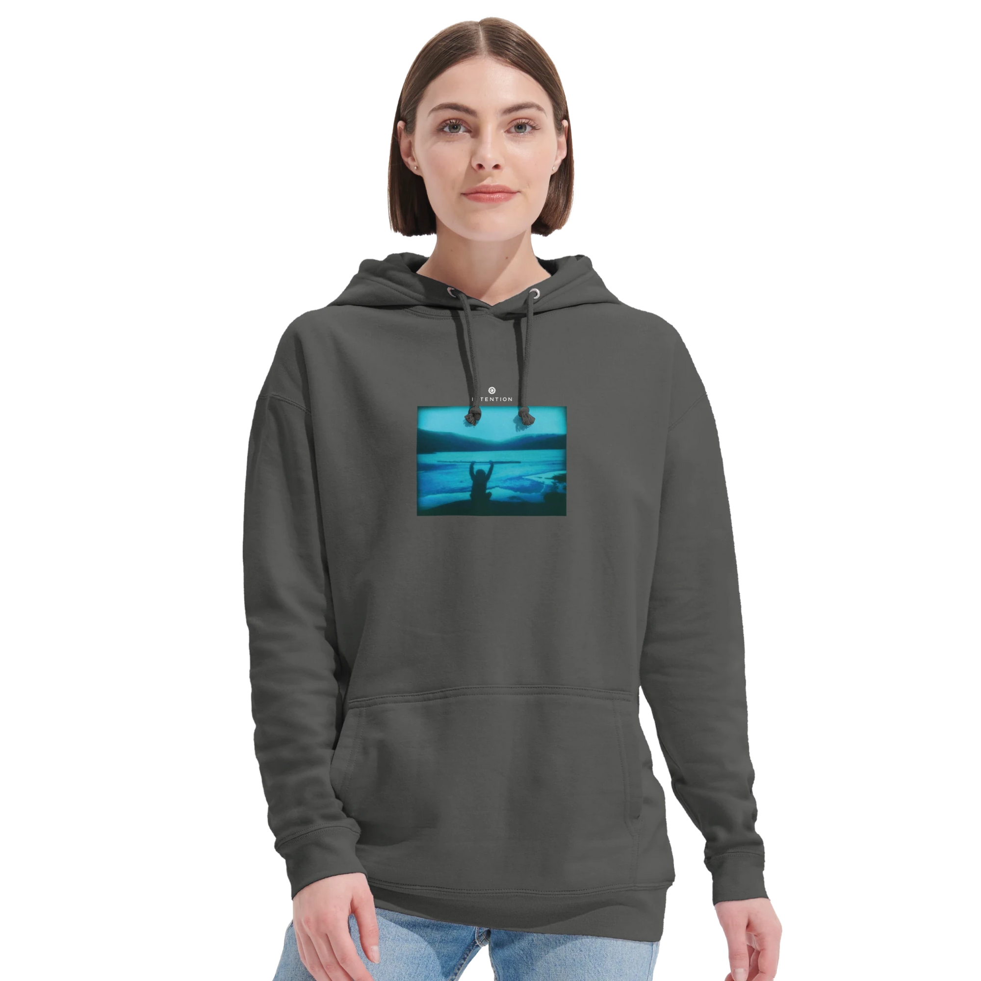 Empowering - "Northern Soul" Hoodie charcoal melange XS 43