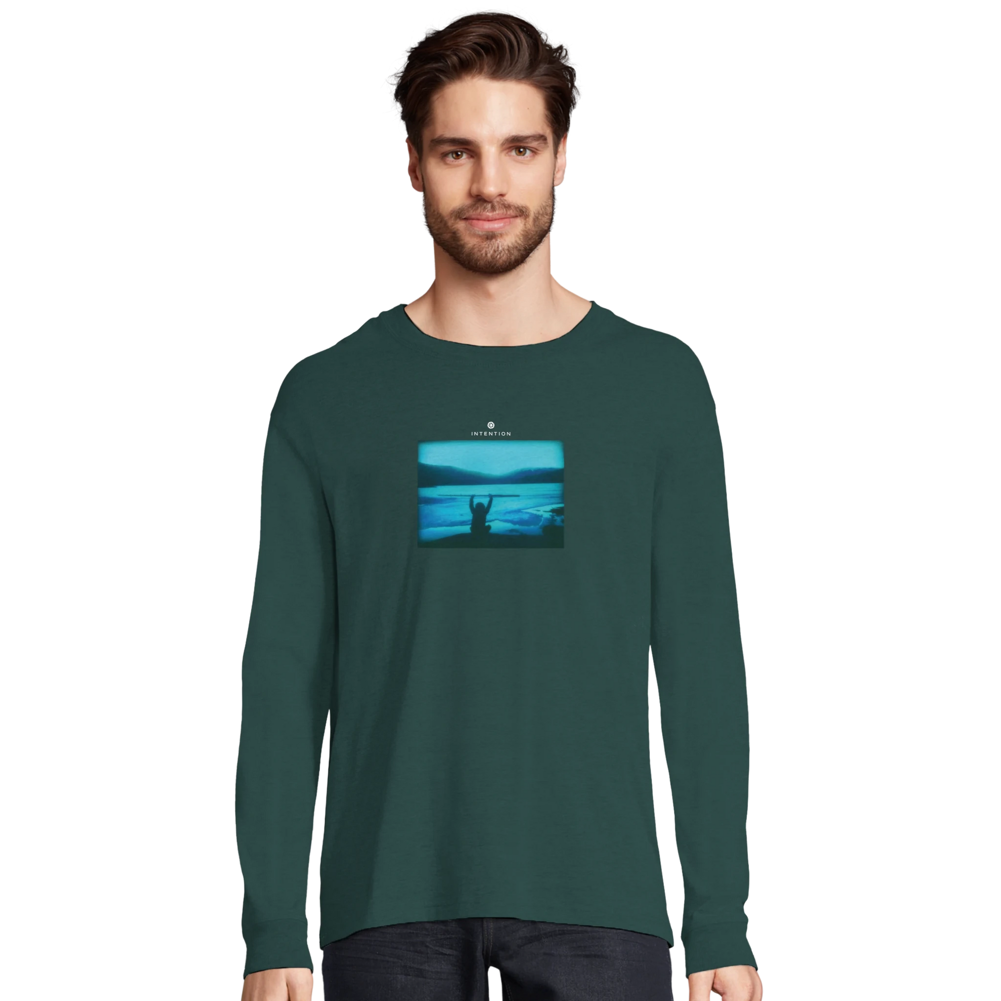 Empowering - "Northern Soul" Long sleeve green empire XS 10