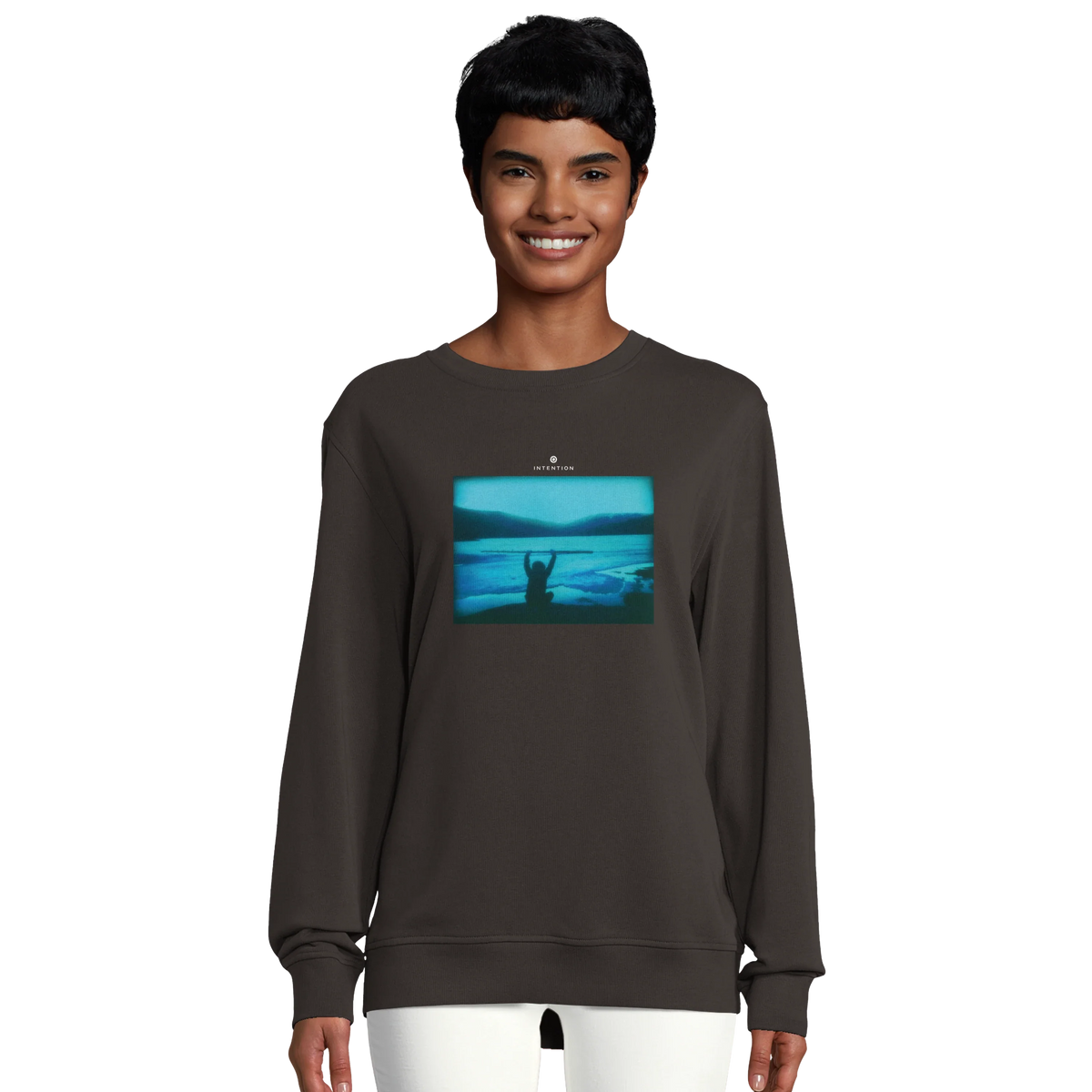 Empowering - "Northern Soul" Sweatshirt deep charcoal grey 5