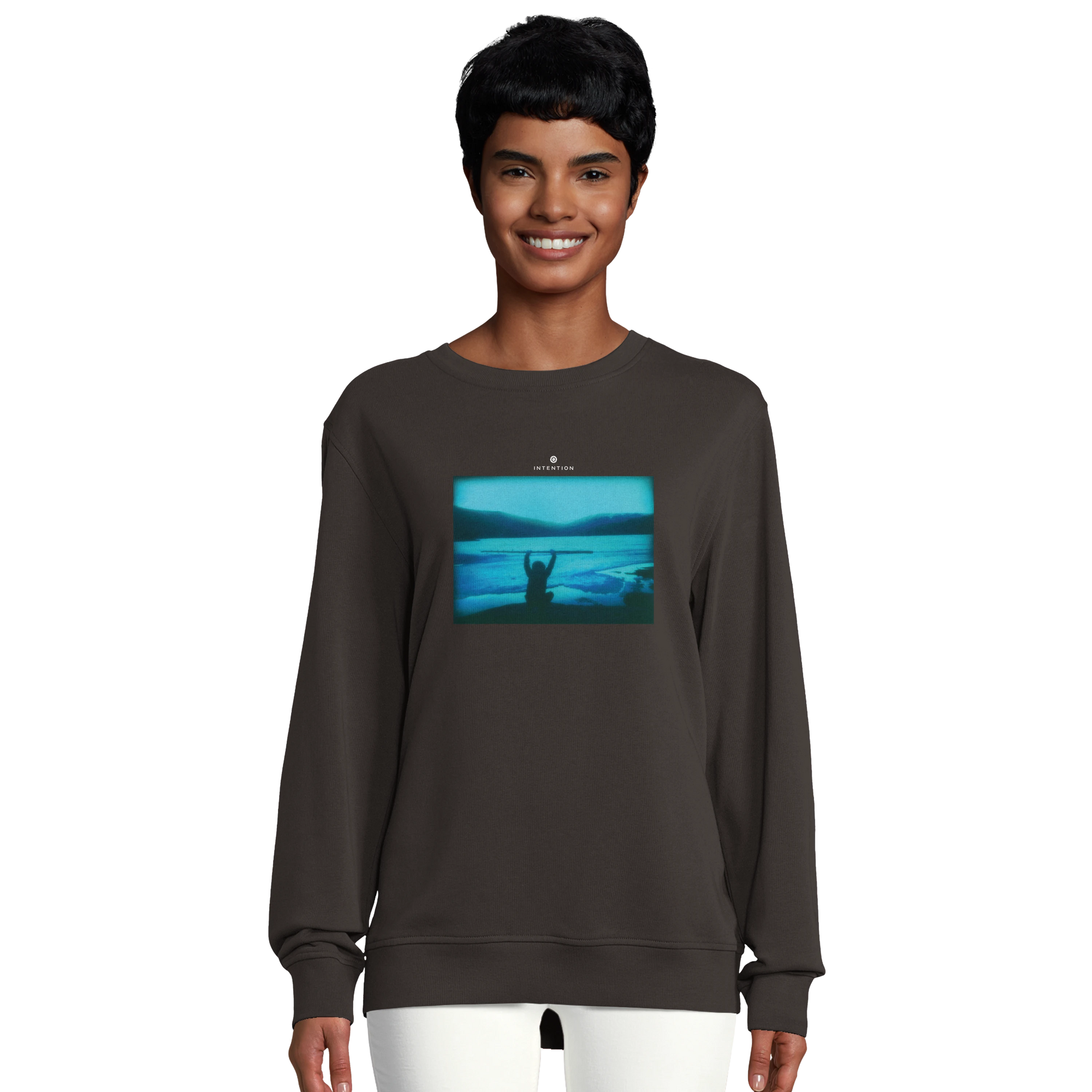 Empowering - "Northern Soul" Sweatshirt deep charcoal grey 5