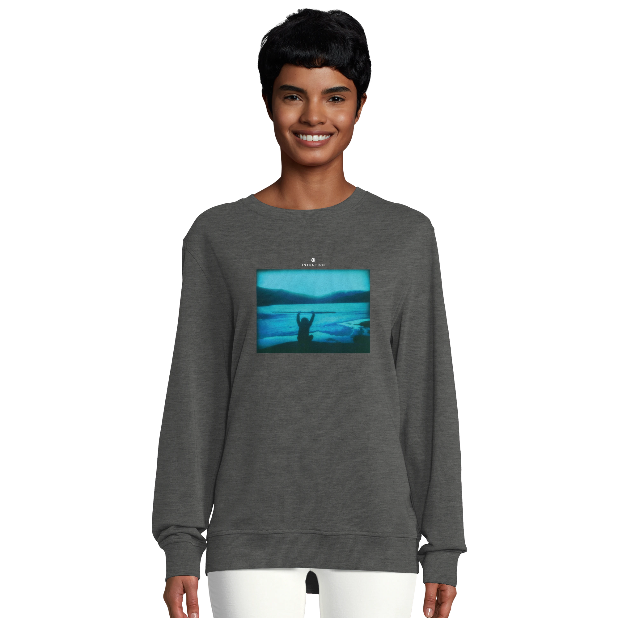 Empowering - "Northern Soul" Sweatshirt Grey Melange 5