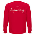 Empowering - "Northern Soul" Sweatshirt Red 2