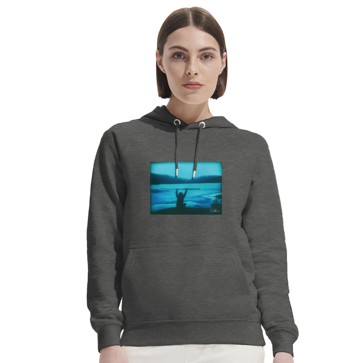 Empowering - "Northern Soul" Hoodie Grey Melange 5