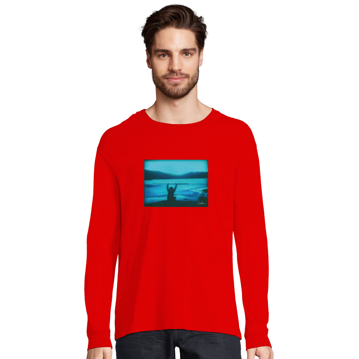 Empowering - "Northern Soul" Long sleeve Bright Red 3