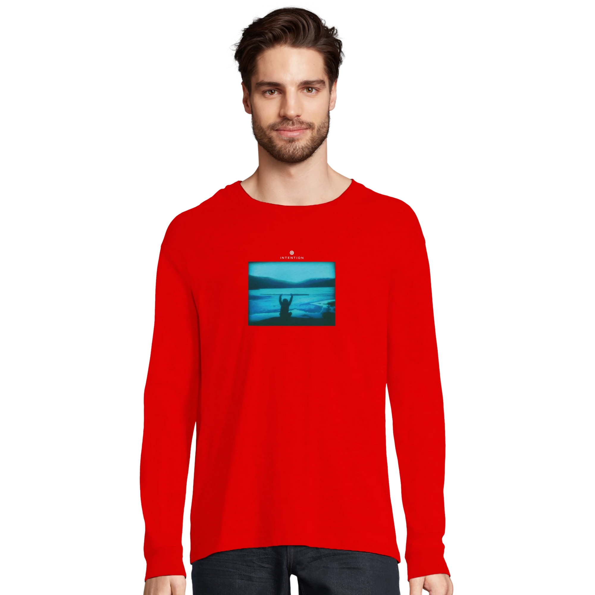 Empowering - "Northern Soul" Long sleeve Bright Red 3