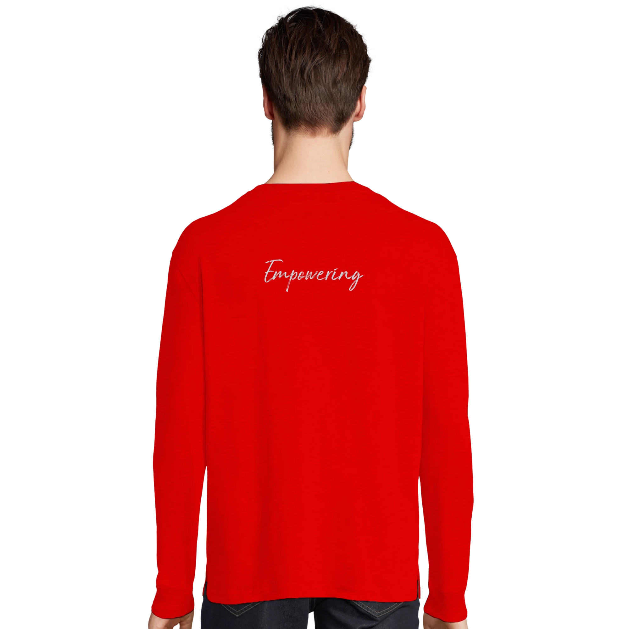 Empowering - "Northern Soul" Long sleeve Bright Red 4