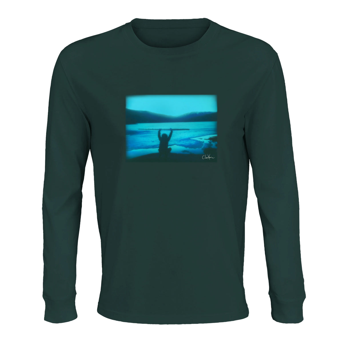 Empowering - "Northern Soul" Long sleeve green empire 1