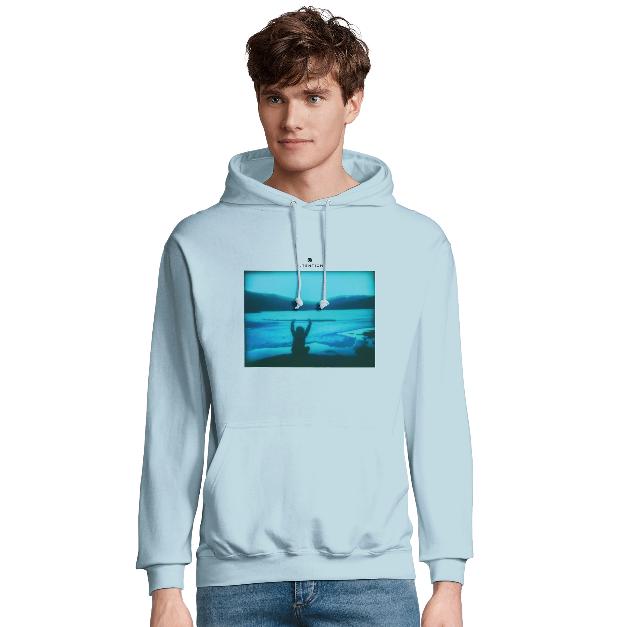 Empowering - "Northern Soul" Hoodie creamy blue XS 3