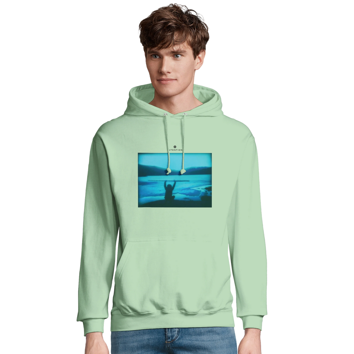 Empowering - "Northern Soul" Hoodie frozen green 3