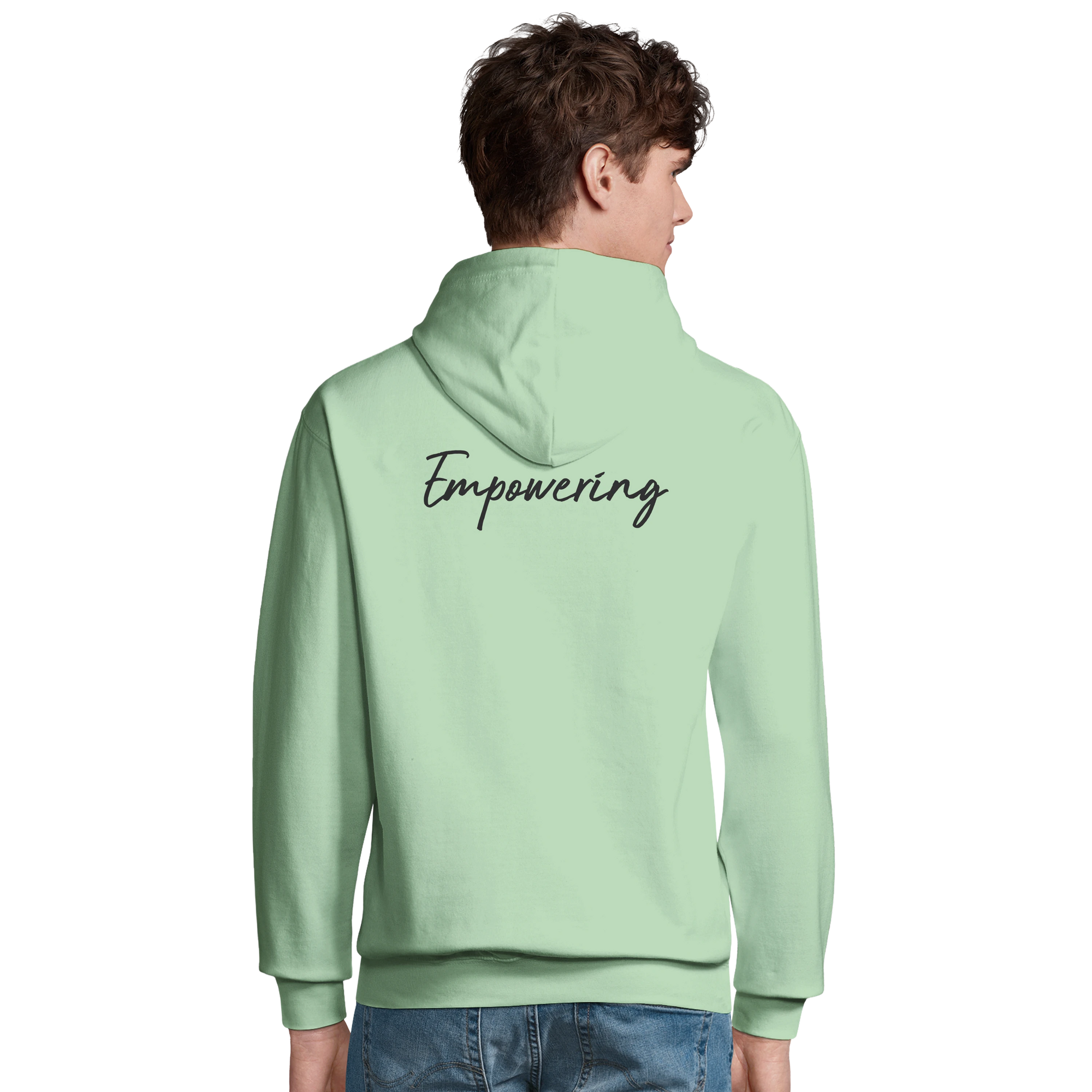 Empowering - "Northern Soul" Hoodie frozen green XS 4