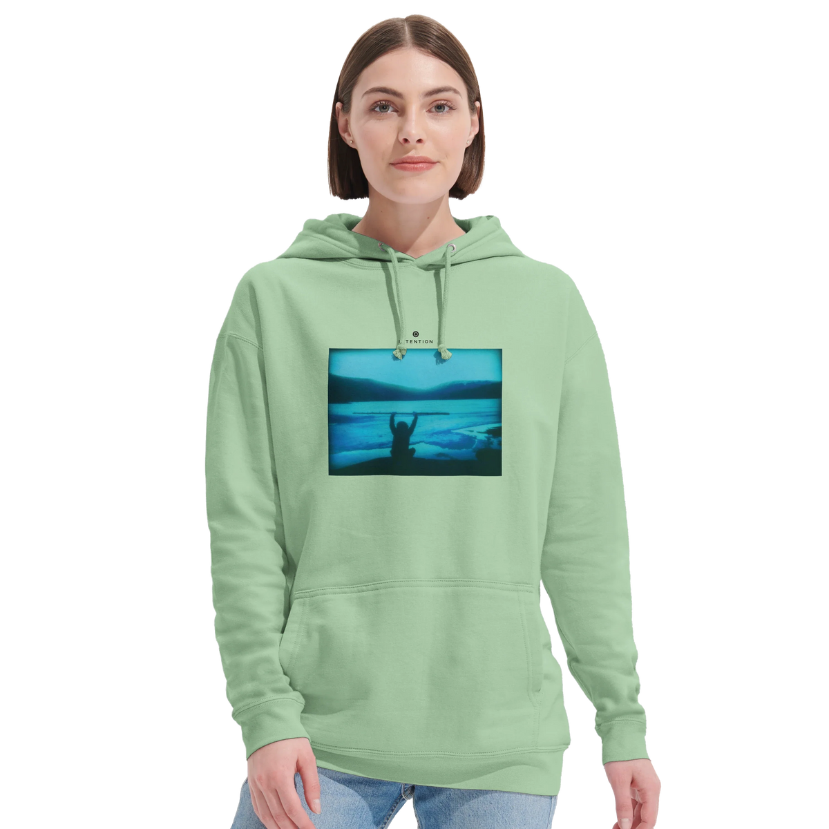 Empowering - "Northern Soul" Hoodie frozen green 5