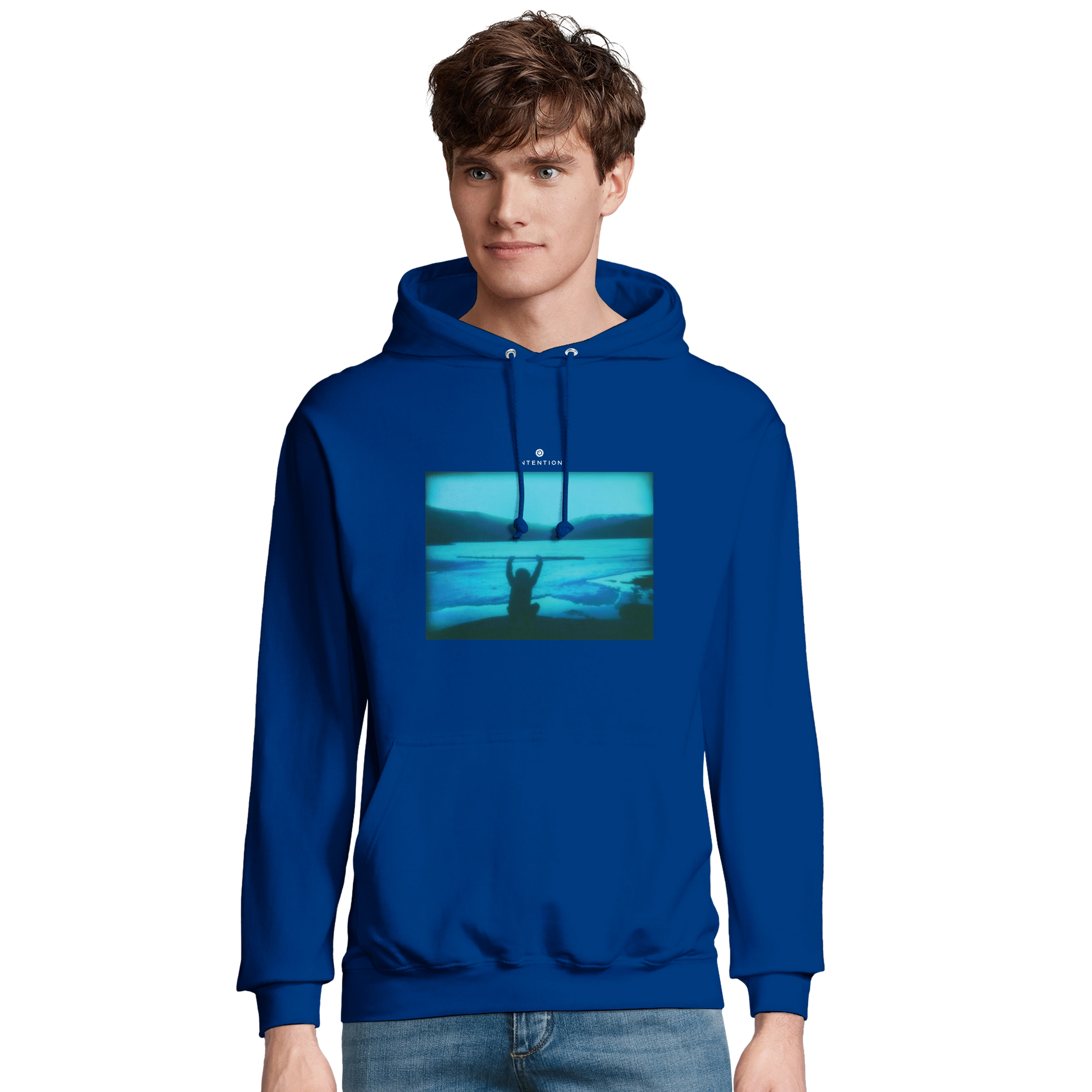 Empowering - "Northern Soul" Hoodie Royal Blue XS 3