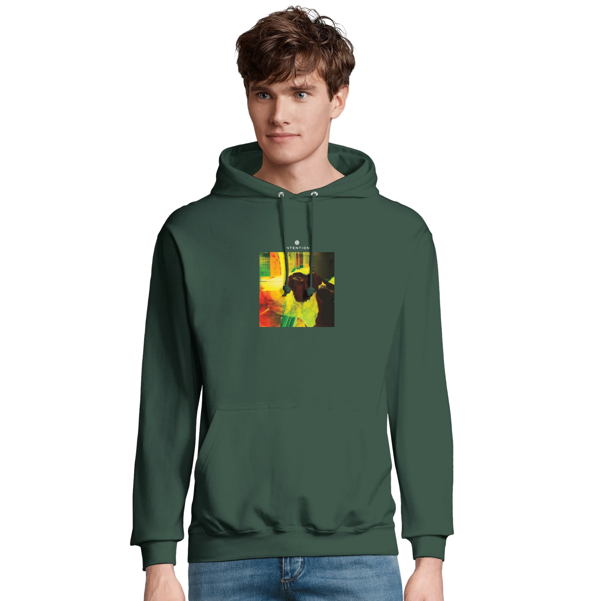 Energy - "In the Eye" Hoodie Bottle Green XS 41