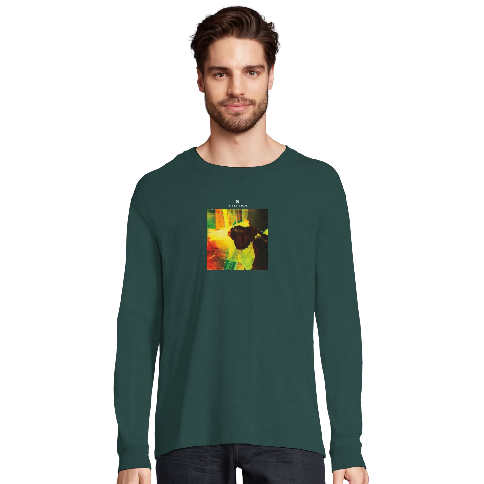 Energy - "In the Eye" Long sleeve green empire XS 18