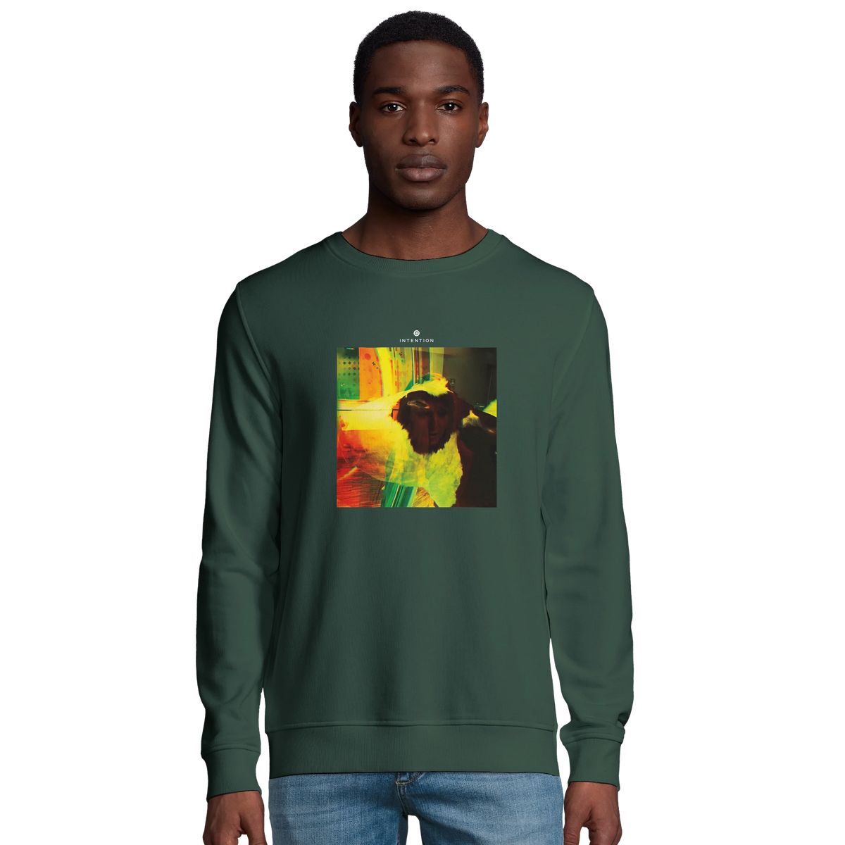 Energy - "In the Eye" Sweatshirt Bottle Green 3