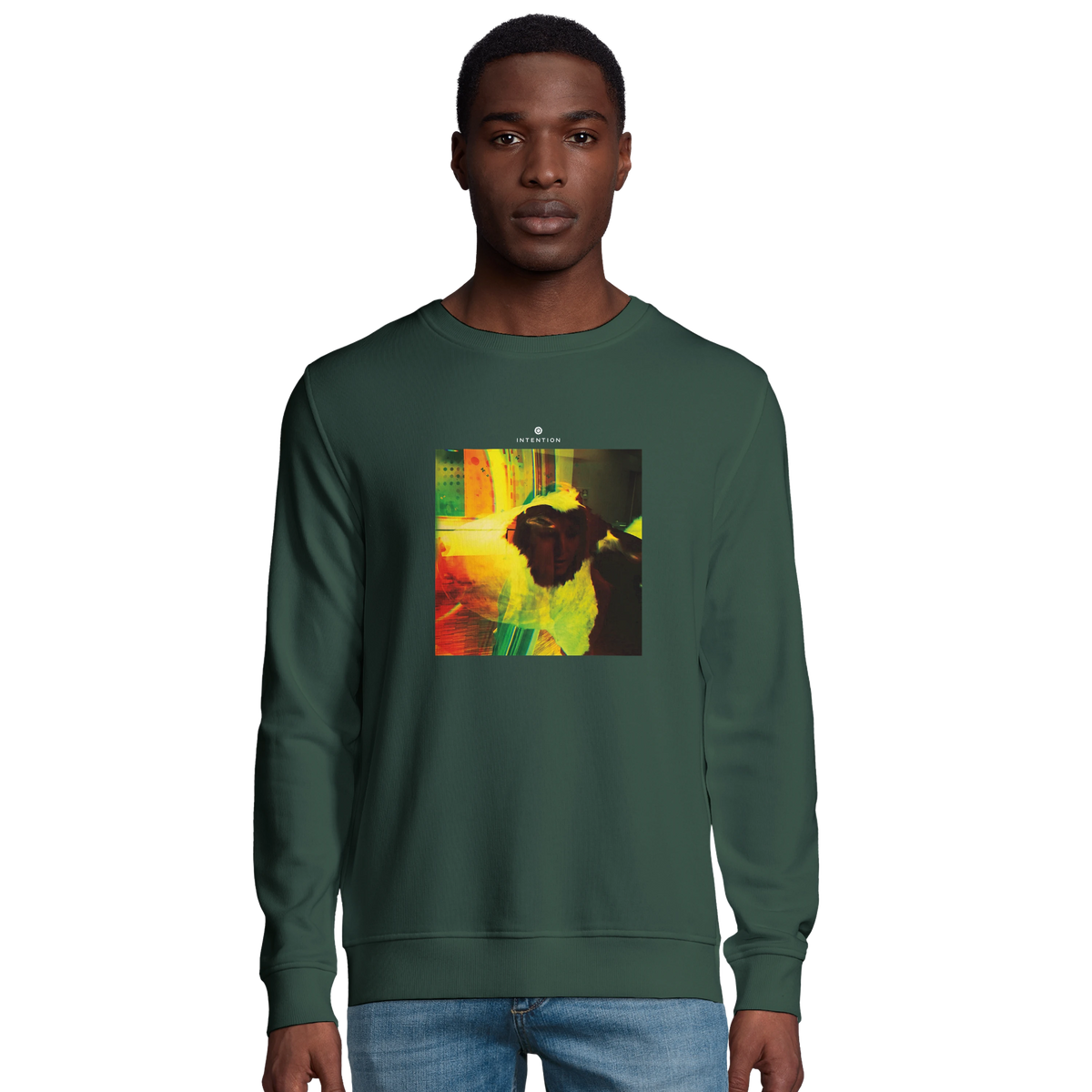 Energy - "In the Eye" Sweatshirt Bottle Green 3