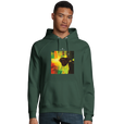 Energy - "In the Eye" Hoodie Bottle Green 3