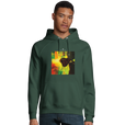 Energy - "In the Eye" Hoodie Bottle Green 3