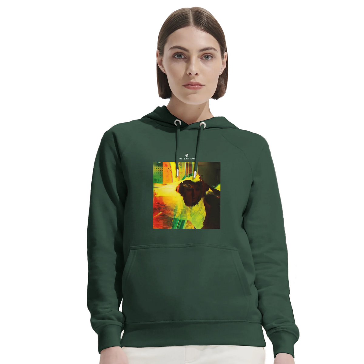 Energy - "In the Eye" Hoodie Bottle Green 5
