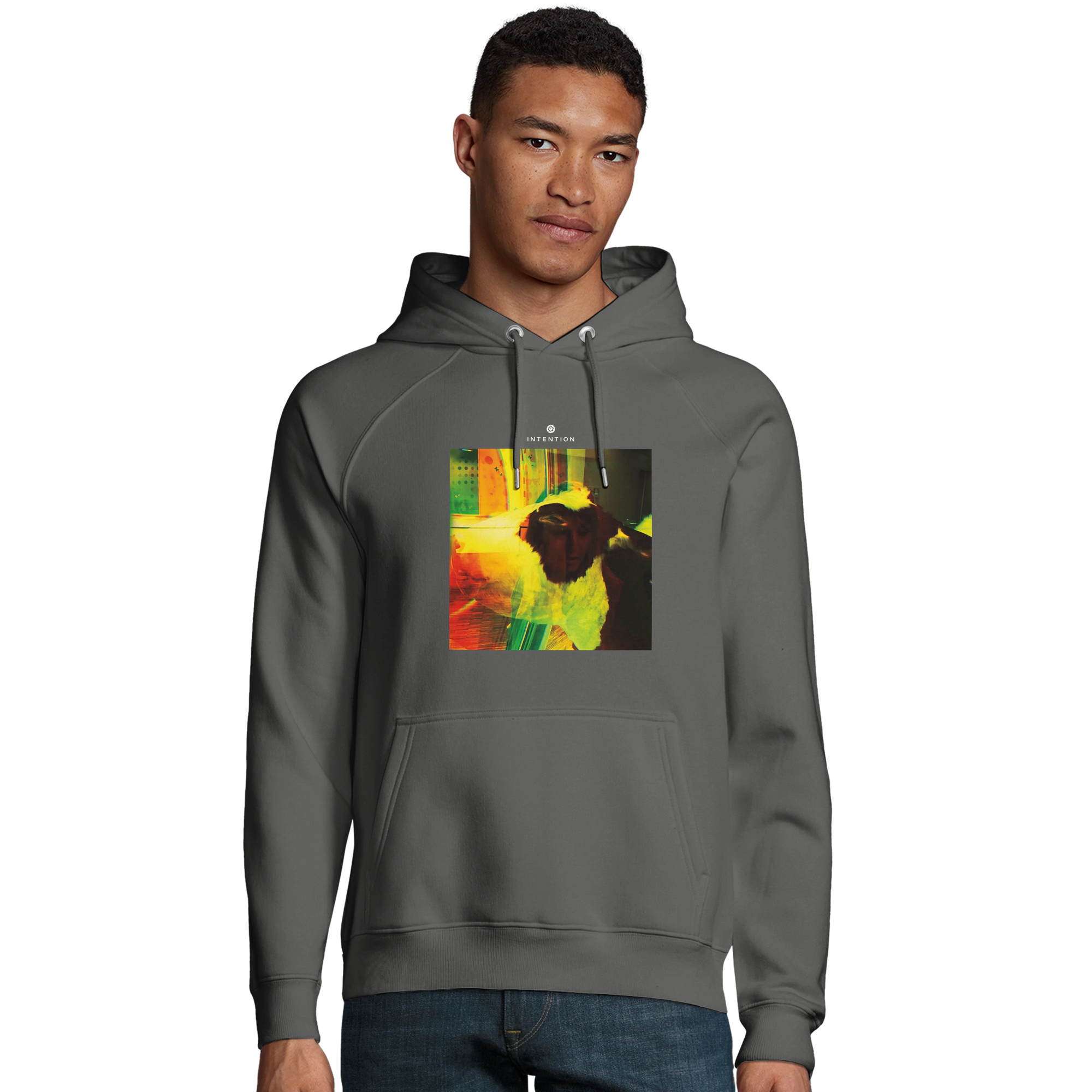 Energy - "In the Eye" Hoodie charcoal melange 3