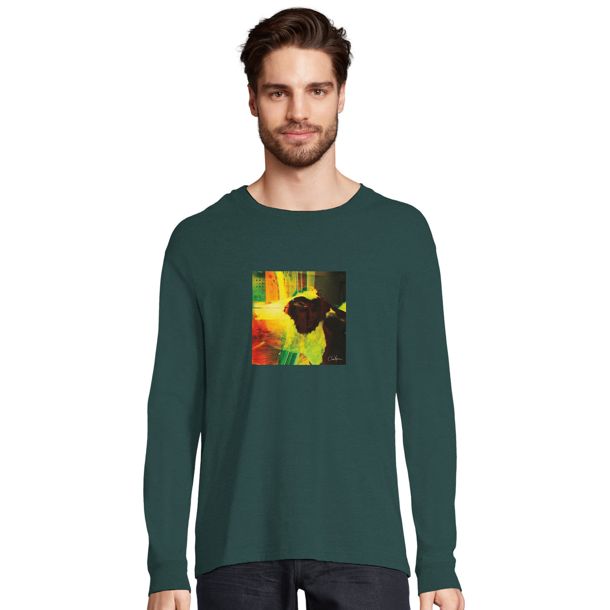 Energy - "In the Eye" Long sleeve green empire 3